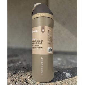 Owala x Starbucks Limited Edition 24oz Iced Latte Free Sip SS Leak Proof Bottle